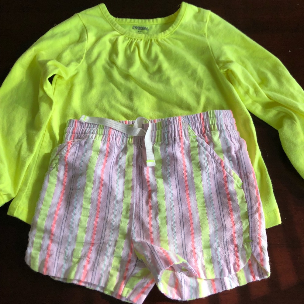 Toddler shirt and shorts